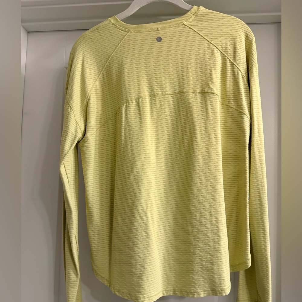 Calia Renew Light Green Long Sleeve Active Top - Picture 2 of 5